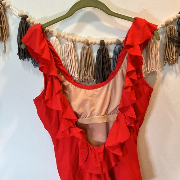 J.crew ruffles open back one piece - Picture 7 of 9